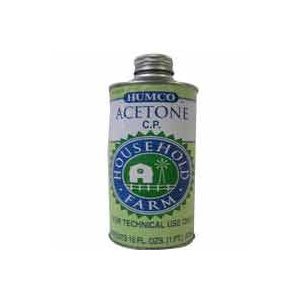 Humco Nail Polish Remover Liquid Acetone CP 16 oz. - Case of 12 - 001916001-CS