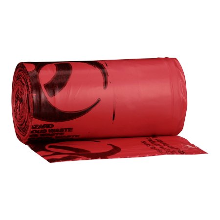 McKesson Infectious Waste Bag McKesson 7 to 10 gal. Red Bag Polymer Film 24 X 24 Inch - Case of 500 - 03-5700-CS