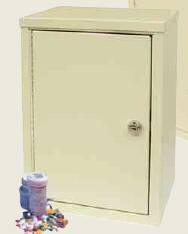 Omnimed Narcotic Cabinet Beam® Wall Mount Steel 2 Shelves Double Key Lock - Each - 182125-EA