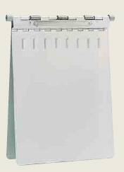Omnimed Chart Holder Clipboard Omnimed White 100 Sheets Bottom Opening - Each - 201101-EA