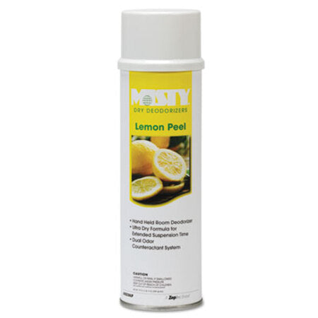 Misty® Handheld Air Deodorizer, Lemon Peel, 10 oz Aerosol Spray, 12/Carton - CT/1 - AMR-1001842-CT