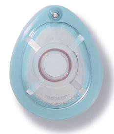 Ambu Anesthesia Mask Ambu® King Elongated Style Toddler Size 3 Hook Ring - Case of 20 - 1032-CS