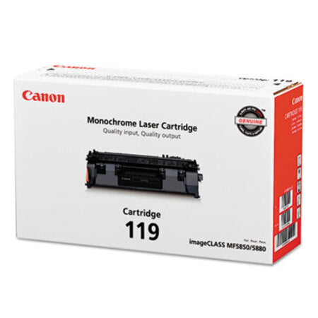 Canon® 3479B001 (CRG-119) Toner, 2,100 Page-Yield, Black - Each - CNM-3479B001-EA
