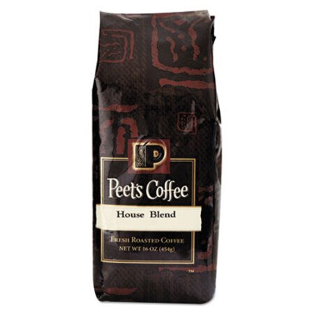Tea® Bulk Coffee, House Blend, Ground, 1 lb Bag - Each - PEE-501619-EA