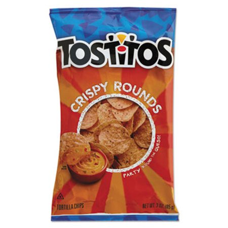 Tostitos® Tortilla Chips Crispy Rounds, 3 oz Bag, 28/Carton - CT/1 - LAY-20871-CT