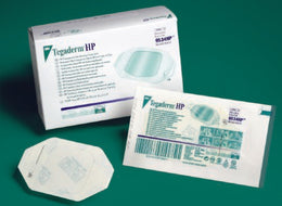 3M Transparent Film Dressing 3M™ Tegaderm™ HP 4 X 4-3/4 Inch Frame Style Delivery Rectangle Sterile - Case of 200 - 9536HP-CS