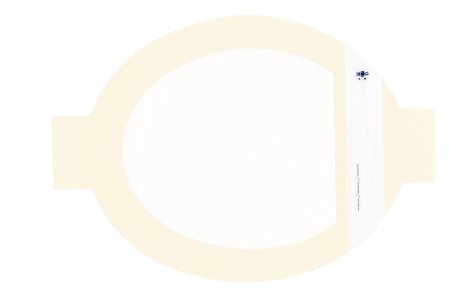 3M Transparent Film Dressing 3M™ Tegaderm™ HP 4 X 4-1/2 Inch Frame Style Delivery Oval Sterile - Case of 200 - 9546HP-CS