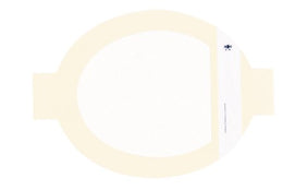 3M Transparent Film Dressing 3M™ Tegaderm™ HP 4 X 4-1/2 Inch Frame Style Delivery Oval Sterile - Case of 200 - 9546HP-CS