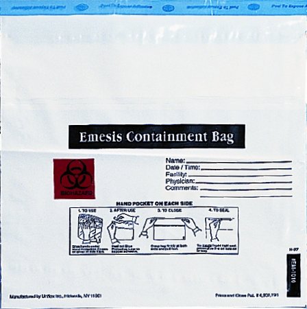 Minigrip Emesis Bag White - Case of 1000 - UFEMB1010-CS