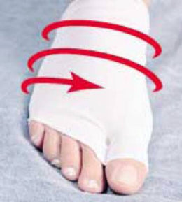 Pedifix Compression Sleeve Medium White Forefoot - Each - 6027-M-EA