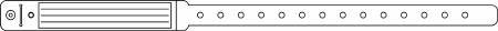 Precision Dynamics Identification Wristband Securline® Write On Band Permanent Snap Without Legend - Box of 250 - 170-11-PDJ-BX
