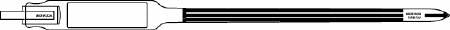 Precision Dynamics Identification Wristband Safeguard® Write On Band Adhesive Closure Without Legend - Box of 1 - 824-16-PDJ-BX