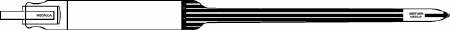 Precision Dynamics Identification Wristband Safeguard® Laser Print Adhesive Closure Without Legend - Box of 250 - 845-17-PDJ-BX
