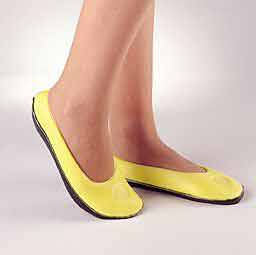 Principle Business Enterprises Slippers Pillow Paws® Small Lemon Below the Ankle - Case of 96 - 5004-CS