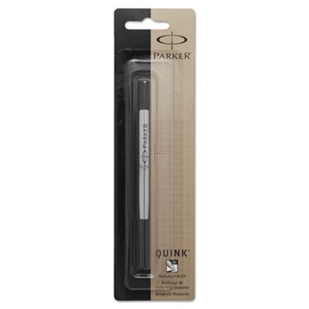 Parker® Refill for Parker Roller Ball Pens, Medium Conical Tip, Black Ink - Each - PAR-1950323-EA