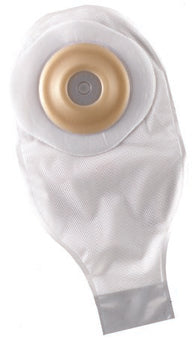 ConvaTec Colostomy Pouch ActiveLife® One-Piece System 12 Inch Length 2 Inch Stoma Drainable Flat, Pre-Cut - Box of 5 - 175785-BX