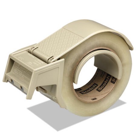 Scotch® Compact and Quick Loading Dispenser for Box Sealing Tape, 3" Core, For Rolls Up to 2" x 50 m, Gray - Each - MMM-H122-EA