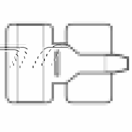 O&M Halyard Inc Leg Strap 2 X 3 Inch, Plastic, Contains Hydrogel Adhesive - Case of 100 - 38525-CS