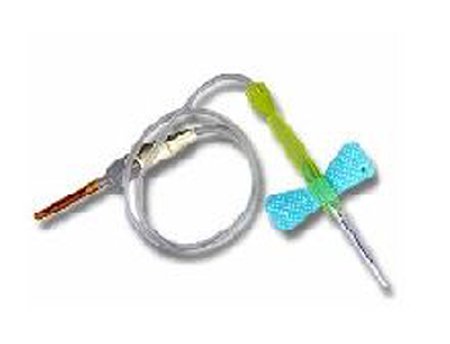 BD BD Vacutainer® Safety-Lok™ Blood Collection Set 23 Gauge 3/4 Inch Needle Length Safety Needle 12 Inch Tubing Sterile - Case of 200 - 367283-CS