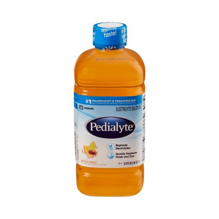Abbott Nutrition Oral Electrolyte Solution Pedialyte® Classic Mixed Fruit Flavor 33.8 oz. Electrolyte - Case of 8 - 00365-CS