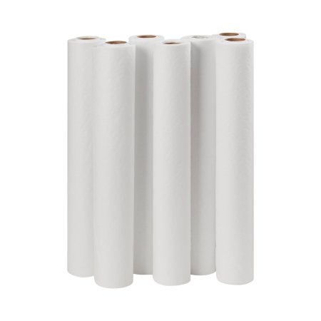 McKesson Table Paper McKesson 18 Inch Width White Smooth - Case of 12 - 18-10891-CS