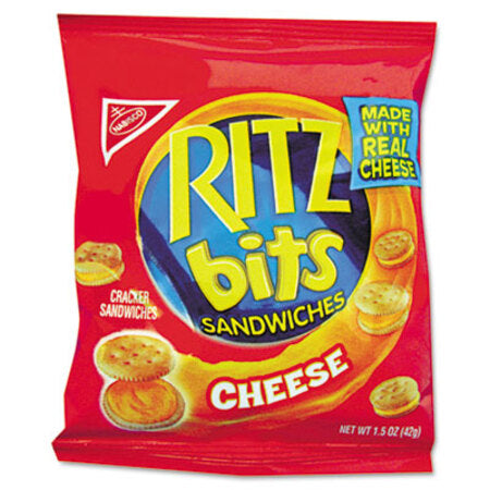 Nabisco® Ritz Bits, Cheese, 1.5 oz Packs, 60/Carton - CT/1 - RTZ-06834-CT