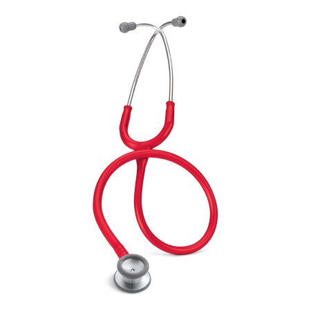 3M Classic Stethoscope 3M™ Littmann® Classic II™ Red 1-Tube 28 Inch Tube Double-Sided Chestpiece - Each - 2113R-EA