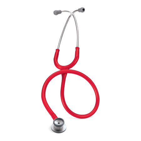 3M Classic Stethoscope 3M™ Littmann® Classic II™ Red 1-Tube 28 Inch Tube Double-Sided Chestpiece - Each - 2114R-EA