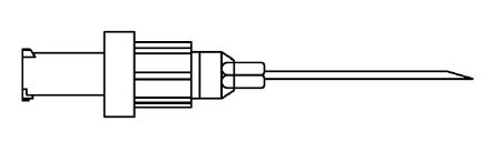 B. Braun Admix Needle 17 Gauge 1 Inch - Case of 100 - 415060-CS