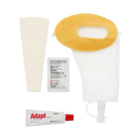 Hollister Female Urinary Pouch One-Piece System 7-1/2 Inch Length Drainable Trim To Fit - Each - 9840-EA