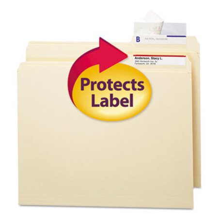 Smead™ Seal and View File Folder Label Protector, Clear Laminate, 3.5 x 1.69, 100/Pack - Pack of 1 - SMD-67600-PK