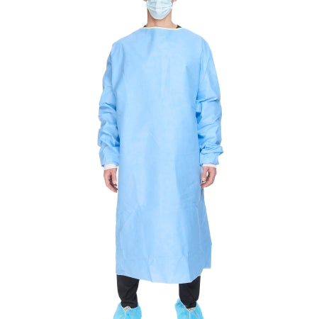O&M Halyard Inc Non-Reinforced Surgical Gown with Towel ULTRA 2X-Large Blue Sterile AAMI Level 3 Disposable - Each - 95131-EA