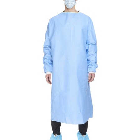 O&M Halyard Inc Non-Reinforced Surgical Gown with Towel ULTRA 2X-Large Blue Sterile AAMI Level 3 Disposable - Case of 28 - 95131-CS