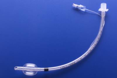 Teleflex LLC Cuffed Endotracheal Tube Safety Clear Plus™ 290 mm Length Curved 6.5 mm Adult Murphy Eye - Box of 10 - 112080065-BX