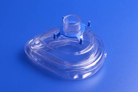 Teleflex LLC Anesthesia Mask Elongated Style Neonatal Size 0 Hook Ring - Box of 30 - 158050-BX