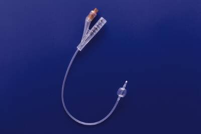 Teleflex LLC Foley Catheter Silkomed 2-Way Standard Tip 3 cc Balloon 8 Fr. Silicone - Box of 10 - 170003080-BX