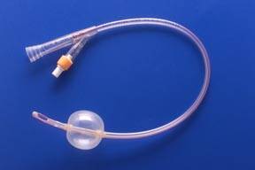 Teleflex LLC Foley Catheter Simplastic® 2-Way Standard Tip 30 cc Balloon 24 Fr. PVC - Box of 10 - 662530-000240-BX