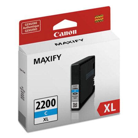 Canon® 9268B001 (PGI-2200XL) High-Yield Ink, 1,700 Page-Yield, Cyan - Each - CNM-9268B001-EA