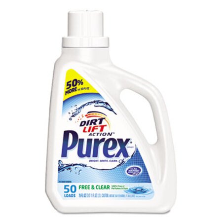 Purex® Free and Clear Liquid Laundry Detergent, Unscented, 75 oz Bottle - Each - DIA-2420006040EA-EA