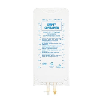 ICU Medical Medication Delivery Bag (empty) LifeCare® 1000 mL - Case of 48 - 795119-CS