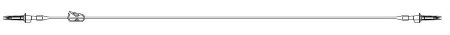 ICU Medical Secondary Irrigation Set 19 mL 0.241 Inch ID 26 Inch 1 Lead - Case of 20 - 654101-CS