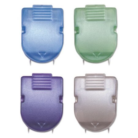 Advantus Wall Clips for Fabric Panels, 40 Sheet Capacity, Assorted Metallic Colors, 20/Box - Box of 1 - AVT-75338-BX
