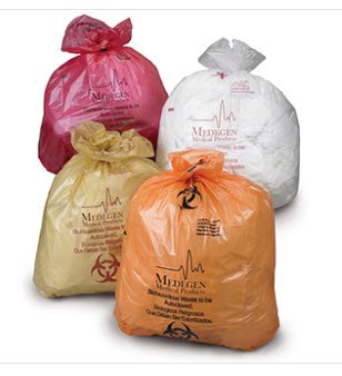Medegen Medical Products LLC Biohazard Waste Bag Medegen Medical Products 44 gal. Red Bag Polypropylene 38 X 47 Inch - Case of 100 - 848-CS