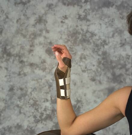 Scott Specialties Wrist Brace Contoured Left Hand Beige Pediatric Size - Each - 4338 BEI PDL-EA