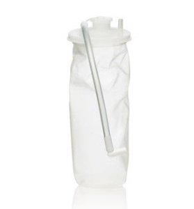 Amsino International Suction Canister Liner Receptal® 1500 mL Pour Lid - Case of 50 - 43025-01-CS