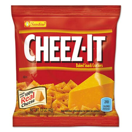 Sunshine® Cheez-it Crackers, 1.5 oz Bag, Reduced Fat, 60/Carton - CT/1 - KEB-122264-CT