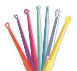 Bionix Ear Curette MicroLoop® 6 Inch Length Round Handle 3 mm Tip Straight Round Loop Tip - Box of 50 - 1222-BX