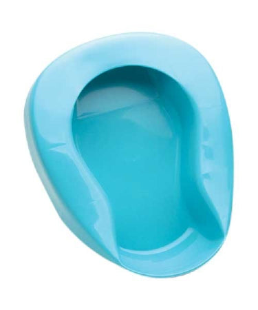 Medegen Medical Products LLC Pontoon Bedpan Medegen Blue 3 Quart / 2839 mL - Case of 12 - 00085-CS