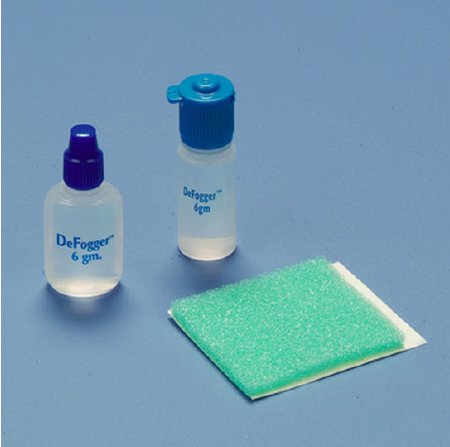 DeRoyal Anti-Fog Kit Defogger™ Oval Bottle Anti-fog Solution with X-ray Detectable Foam Pad - Case of 20 - 28-0101-CS