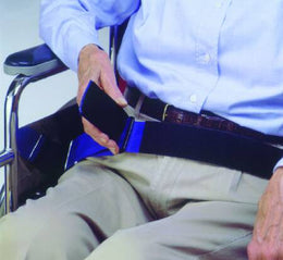 Skil-Care Wheelchair Safety Belt Resident Release Hook and Loop / D-Ring Closure - Each - 701031-EA